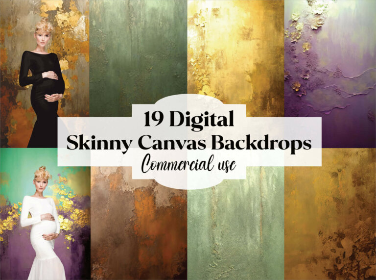 19 Canvas Abstract Textured backdrops